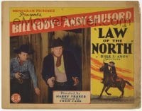 4s237 LAW OF THE NORTH TC '32 Bill Cody & Andy Shuford in a Bill & Andy Western!