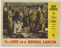 4s730 LIVES OF A BENGAL LANCER LC #2 R50 Gary Cooper & Franchot Tone question Indian prisoner!
