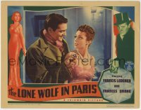 4s734 LONE WOLF IN PARIS LC '38 Francis Lederer gives a gigantic jewel to pretty Frances Drake!
