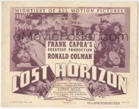 4s252 LOST HORIZON TC R48 Frank Capra classic starring Ronald Colman & pretty Jane Wyatt!