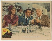 4s740 LUXURY LINER LC #7 '48 George Brent stares at a mash note in the mashed potatoes!