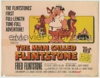 4s265 MAN CALLED FLINTSTONE TC '66 Hanna-Barbera, Fred, Barney, cartoon spy spoof!
