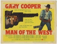 4s268 MAN OF THE WEST TC '58 Gary Cooper is the man of the notched gun and fast draw!