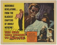 4s269 MAN WHO TURNED TO STONE TC '57 Victor Jory practices unholy medicine, cool horror art!