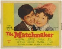 4s753 MATCHMAKER LC #1 '58 best smiling portrait of Shirley MacLaine & Anthony Perkins!
