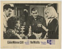 4s763 MISFITS LC #4 '61 Clark Gable, sexy Marilyn Monroe, Thelma Ritter, Eli Wallach, John Huston