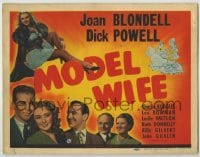 4s288 MODEL WIFE TC '41 Joan Blondell, Dick Powell, Charlie Ruggles, Lee Bowman, Ruth Donnelly