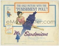 4s294 MR. SARDONICUS TC '61 William Castle, the only picture with the punishment poll!