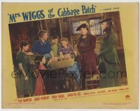 4s776 MRS. WIGGS OF THE CABBAGE PATCH LC '42 Fay Bainter, Alfalfa & kids amazed at basket contents!