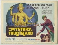 4s302 MYSTERY OF THUG ISLAND TC '65 Guy Madison on an island of strange rites & inhuman tortures!
