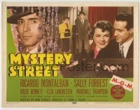 4s303 MYSTERY STREET TC '50 Ricardo Montalban, Sally Forrest. John Sturges film noir!