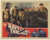 4s783 NAVY COMES THROUGH LC '42 Pat O'Brien, George Murphy, Max Baer, Frank Jenks & more by gun.