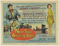 4s310 NEVER STEAL ANYTHING SMALL TC '59 tough James Cagney & sexy doll Shirley Jones in New York!