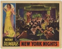 4s787 NEW YORK NIGHTS LC R38 Norma Talmadge standing on table at wild Roaring Twenties jazz party!