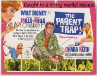 4s331 PARENT TRAP TC '61 Disney, Hayley Mills in dual role, Maureen O'Hara, Brian Keith!