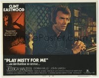 4s813 PLAY MISTY FOR ME LC #8 '71 close up of star/director Clint Eastwood sitting at bar!