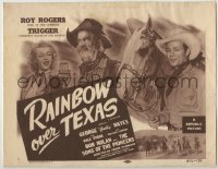 4s356 RAINBOW OVER TEXAS TC R54 cowboy Roy Rogers, Trigger, sexy Dale Evans, Gabby Hayes!