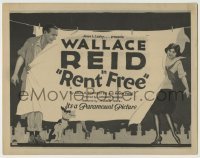 4s363 RENT FREE TC '22 artist Wallace Reid & poor pretty Lila Lee live on a mansion rooftop!