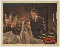 4s839 REVENGE OF THE ZOMBIES LC '43 mad scientist John Carradine with Veda Ann Borg in coffin!
