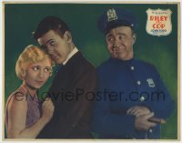 4s841 RILEY THE COP LC '28 J. Farrell MacDonald smiles at young lovers, directed by John Ford!