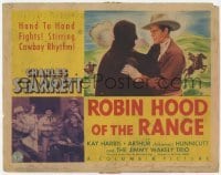 4s379 ROBIN HOOD OF THE RANGE TC '43 Charles Starrett, hand to hand fights, stirring cowboy rhythm!