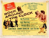 4s380 ROCK AROUND THE CLOCK TC '56 close up of Bill Haley & His Comets!