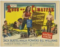 4s386 ROSE OF CIMARRON TC '52 Jack Buetel, Mala Powers as The Wildcat of the West!