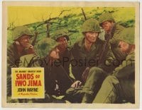 4s850 SANDS OF IWO JIMA LC #4 '50 John Wayne w/ Arthur Franz, John Agar, Wally Cassell & James Brown
