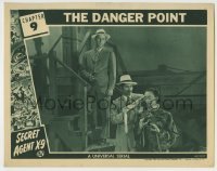 4s856 SECRET AGENT X-9 chapter 9 LC '45 young Lloyd Bridges, Universal WWII serial, Danger Point!