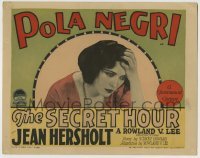 4s395 SECRET HOUR TC '28 Pola Negri falls for old bachelor in mail order romance with fake photo!