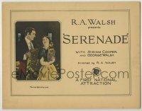 4s398 SERENADE TC '21 Miriam Cooper & George Walsh, directed by Raoul Walsh!