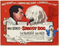 4s403 SHAGGY DOG TC '59 Disney, Fred MacMurray in the funniest sheep dog story ever told!