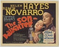 4s423 SON-DAUGHTER TC '32 Helen Hayes & Ramon Novarro made up to look Chinese, incredibly rare!