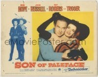 4s879 SON OF PALEFACE LC #2 '52 best close up of Bob Hope with his arms around sexy Jane Russell!