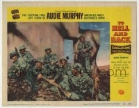 4s941 TO HELL & BACK LC #6 '55 Audie Murphy's life story as a kid soldier in World War II!