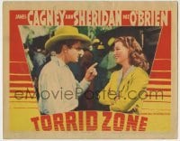 4s950 TORRID ZONE LC '40 angry James Cagney gets stern with Ann Sheridan who's laughing at him!