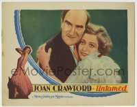 4s962 UNTAMED LC '29 great close portrait of Ernest Torrence & young Joan Crawford hugging!