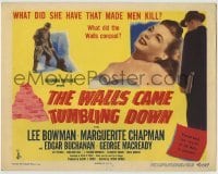 4s495 WALLS CAME TUMBLING DOWN TC '46 what did sexy Marguerite Chapman have that made men kill!