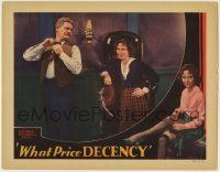 4s974 WHAT PRICE DECENCY LC '33 bad girl Dorothy Burgess looking at Alan Hale Sr. getting dressed!