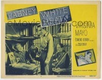 4s979 WHITE HEAT LC #4 R56 James Cagney w/ Edmond O'Brien, who's tripped up by image of fake wife!