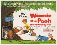 4s508 WINNIE THE POOH & THE HONEY TREE TC '66 Disney, Eeyore, Rabbit & Christopher Robin!