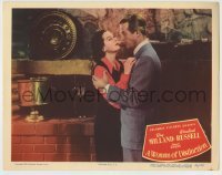4s988 WOMAN OF DISTINCTION LC #4 '50 c/u of Rosalind Russell & worried Ray Milland embracing!