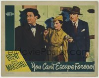 4s996 YOU CAN'T ESCAPE FOREVER LC '42 Roscoe Karns, Brenda Marshall & George Brent w/ flashlight!