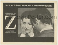 4s522 Z TC '69 Costa-Gavras classic, sad Irene Papas after the assassination of Yves Montand!