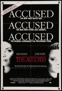 4t020 ACCUSED int'l 1sh '88 Jodie Foster, Kelly McGillis, the case that shocked a nation!