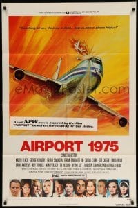 4t033 AIRPORT 1975 1sh '74 Charlton Heston, Karen Black, G. Akimoto art!