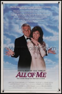 4t037 ALL OF ME 1sh '84 wacky Steve Martin, Lily Tomlin, the comedy that proves one's a crowd!