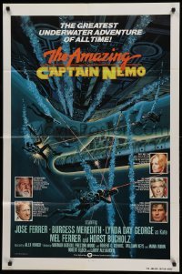 4t042 AMAZING CAPTAIN NEMO int'l 1sh '78 sci-fi art of divers in the greatest underwater adventure!