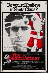 4t776 SILENT PARTNER Canadian 1sh '79 Elliott Gould, do you still believe in Santa Claus?!