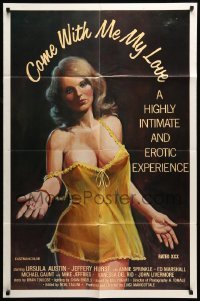 4t201 COME WITH ME MY LOVE 1sh '76 Doris Wishman, intimate and erotic experience, Annie Sprinkle!